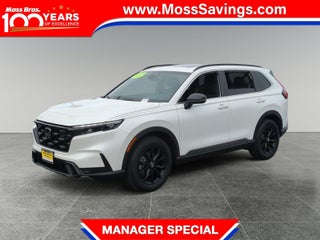2023 Honda CR-V Hybrid with Platinum White Pearl Exterior