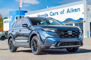 2025 Honda CR-V Hybrid with Canyon River Blue Metallic Exterior