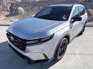 2023 Honda CR-V Hybrid with Lunar Silver Metallic Exterior