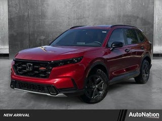 2026 Honda CR-V Hybrid with Radiant Red Metallic Exterior