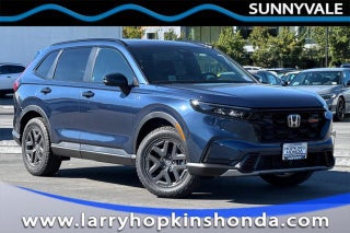 2026 Honda CR-V Hybrid with Canyon River Blue Metallic Exterior
