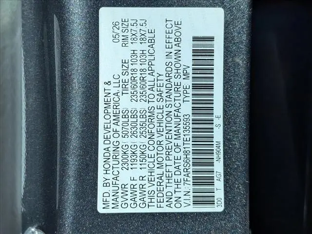 2026 Honda CR-V - $39,006
