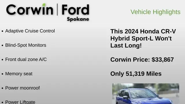 2024 Honda CR-V Hybrid Sport-L