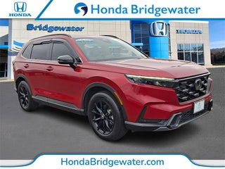 2025 Honda CR-V Hybrid with Radiant Red Metallic Exterior