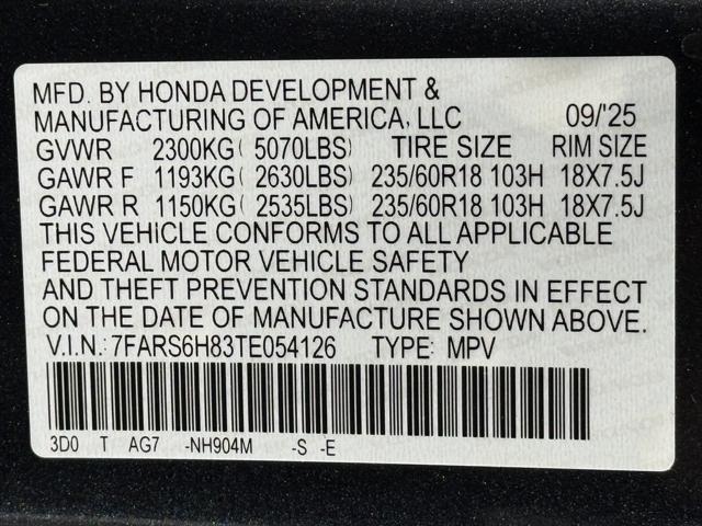 2026 Honda CR-V - $34,699