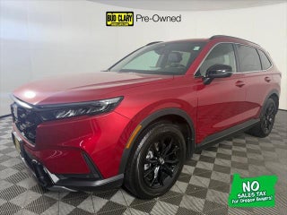 2025 Honda CR-V Hybrid with Radiant Red Metallic Exterior