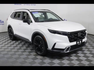 2025 Honda CR-V Hybrid with Platinum White Pearl Exterior