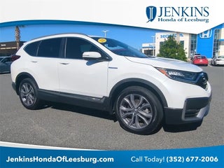 2020 Honda CR-V Hybrid with Platinum White Pearl Exterior