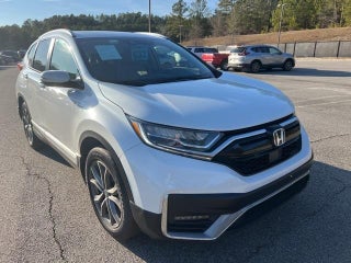2021 Honda CR-V Hybrid with Platinum White Pearl Exterior