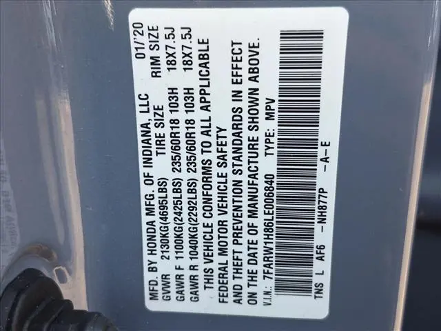 2020 Honda CR-V - $19,659