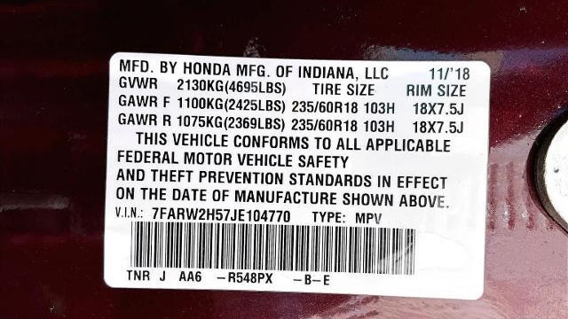 2018 Honda CR-V EX