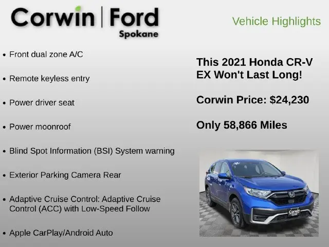 2021 Honda CR-V - $24,230