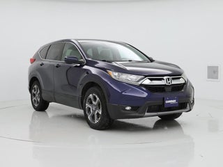2018 Honda CR-V with Obsidian Blue Pearl Exterior