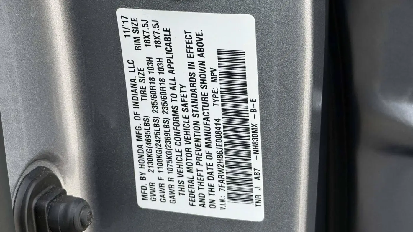 2018 Honda CR-V EX-L w/Navi