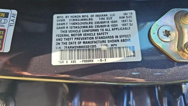 2019 Honda CR-V EX-L
