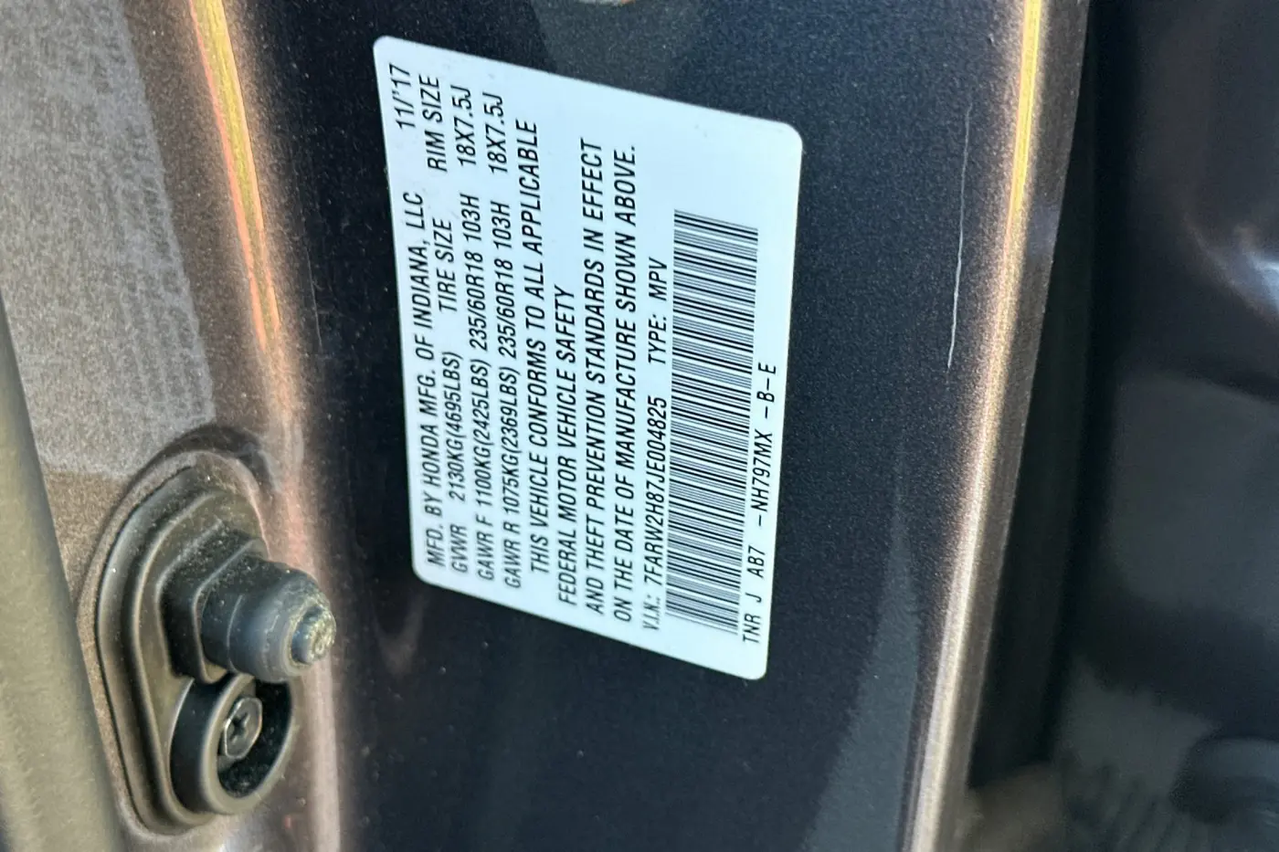 2018 Honda CR-V - $20,788