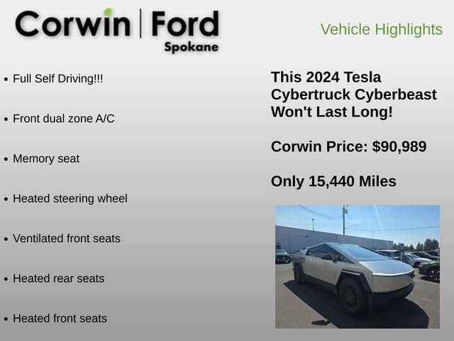 2024 Tesla Cybertruck - $90,989