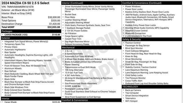 2024 Mazda CX-50 2.5 S Select