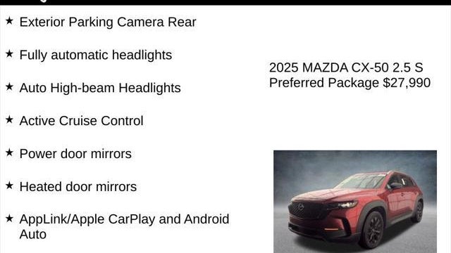 2025 Mazda CX-50 2.5 S Preferred