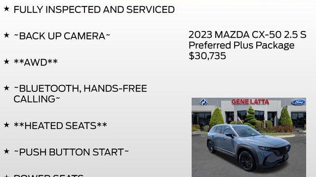 2023 Mazda CX-50 2.5 S Preferred Plus