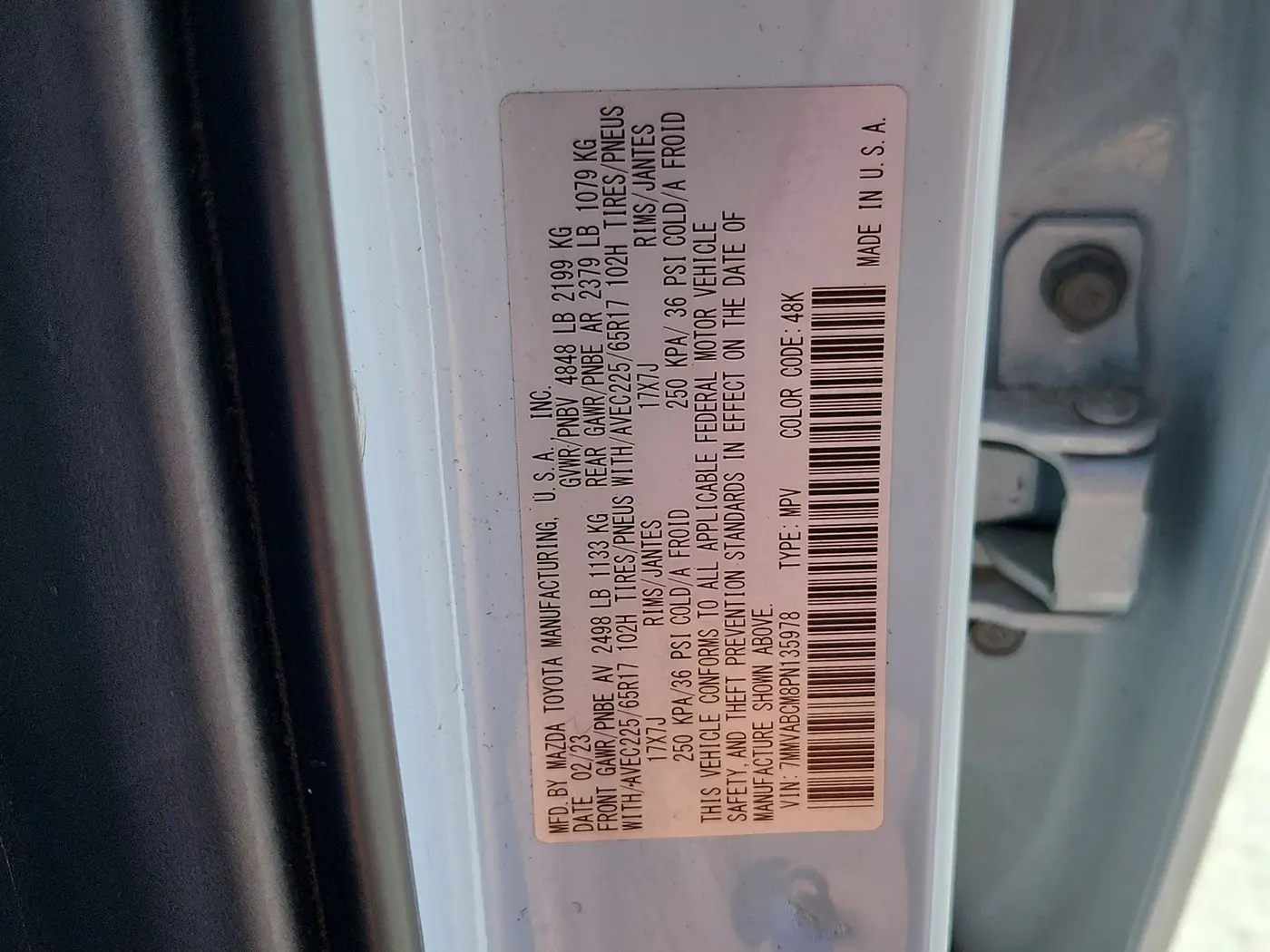 2023 MAZDA CX-5 - $24,502
