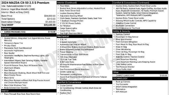 2024 Mazda CX-50 2.5 S Premium
