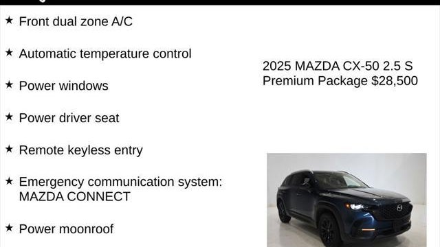 2025 Mazda CX-50 2.5 S Premium