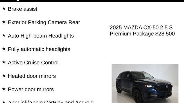 2025 Mazda CX-50 2.5 S Premium