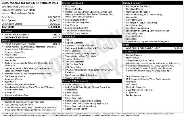 2024 MAZDA CX-5 - $29,750
