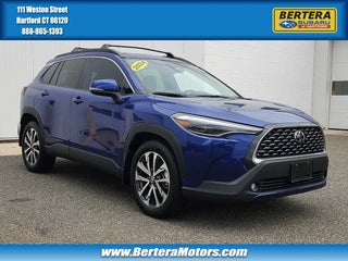 2024 Toyota Corolla Cross with Blue Crush Metallic Exterior
