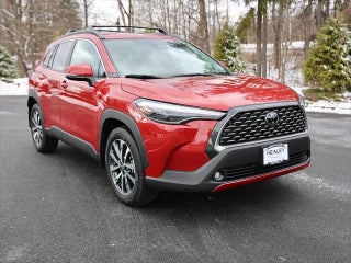 2023 Toyota Corolla Cross with Barcelona Red Metallic Exterior
