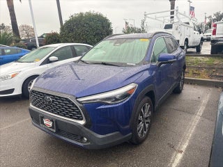 2023 Toyota Corolla Cross with Blue Crush Metallic Exterior
