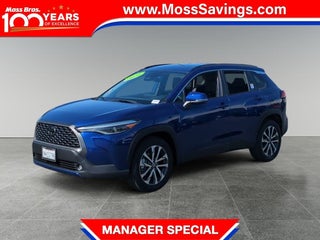2023 Toyota Corolla Cross with Blue Crush Exterior
