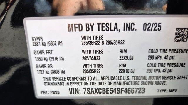 2025 Tesla Model X Base