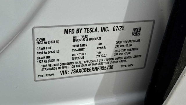2022 Tesla Model X Plaid