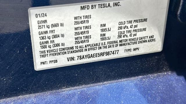 2024 Tesla Model Y Long Range