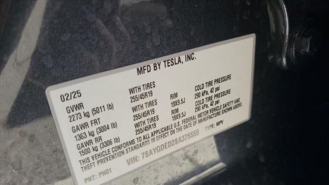 2025 Tesla Model Y Long Range