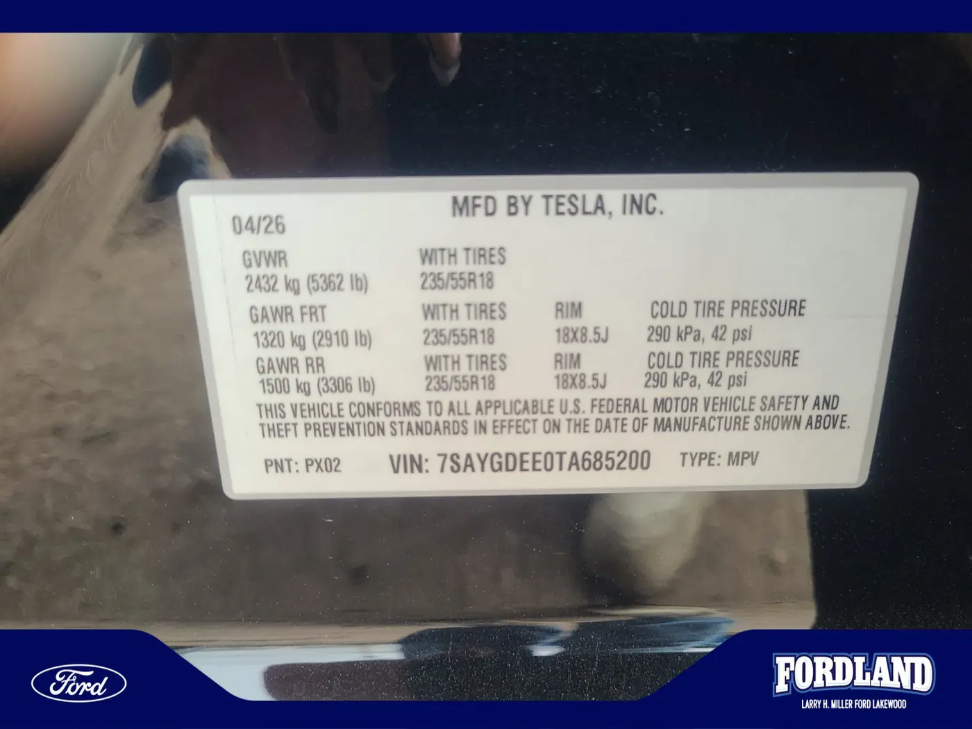 2026 Tesla Model Y - $47,601