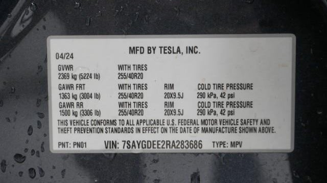 2024 Tesla Model Y Long Range