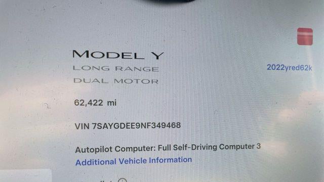 2022 Tesla Model Y Long Range