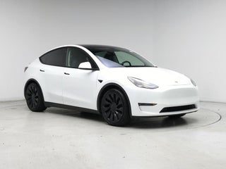 2022 Tesla Model Y with Pearl White Multi-Coat Exterior
