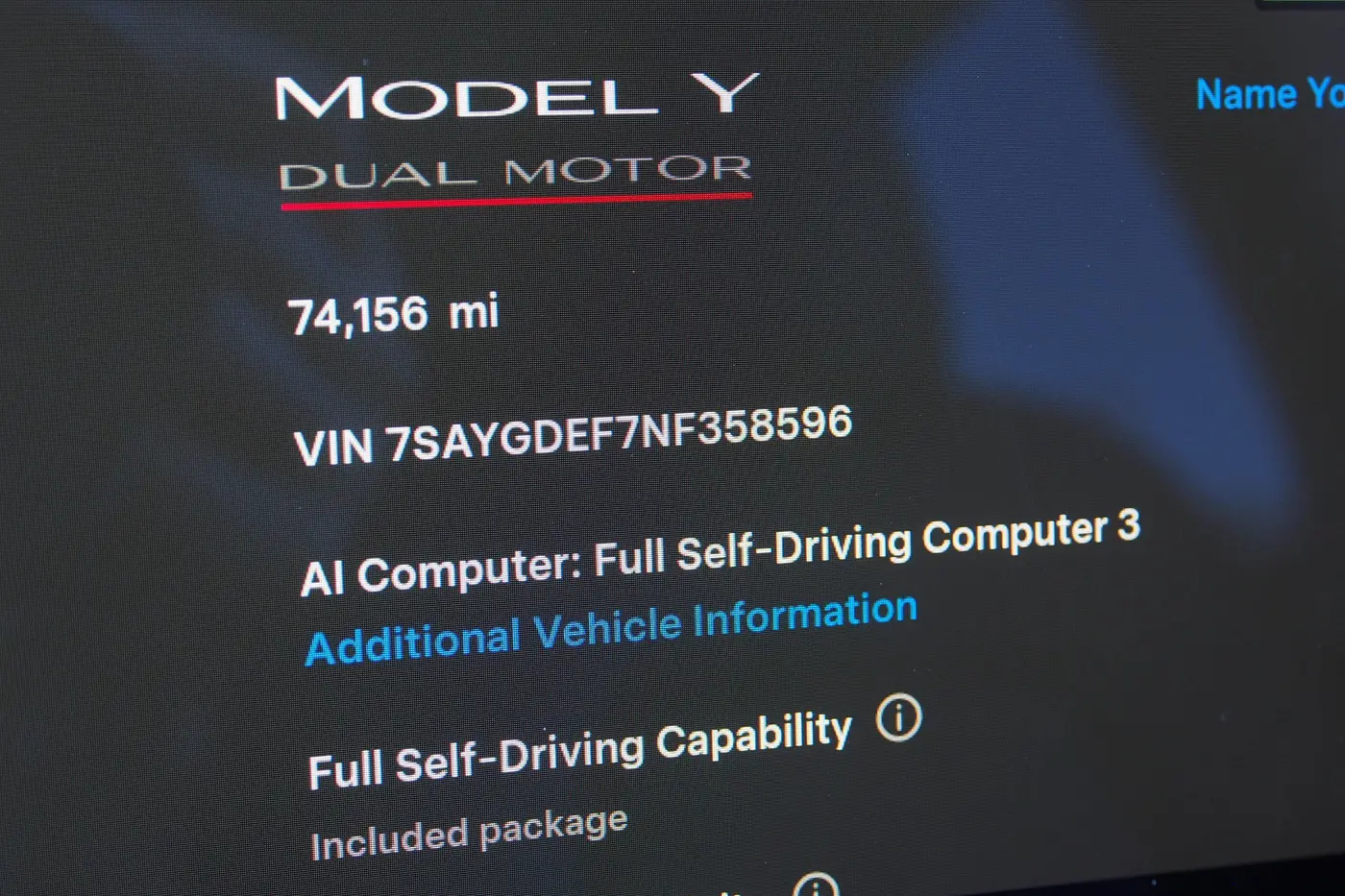 2022 Tesla Model Y - $29,378