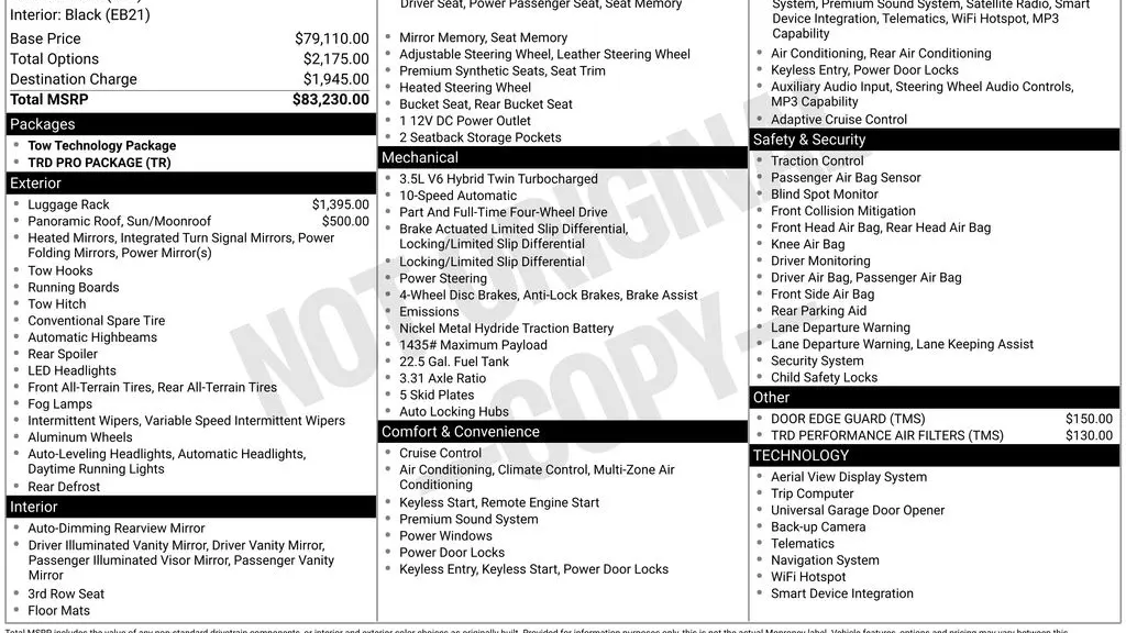 2024 Toyota Sequoia TRD Pro