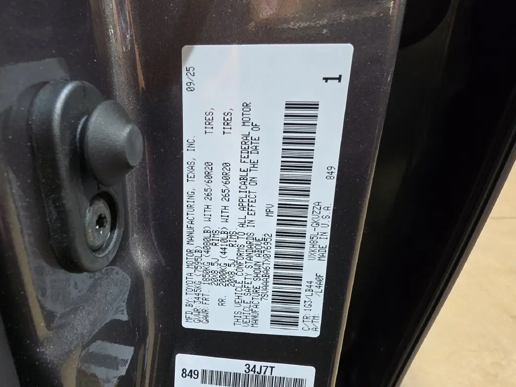 2026 Toyota Sequoia - $79,972