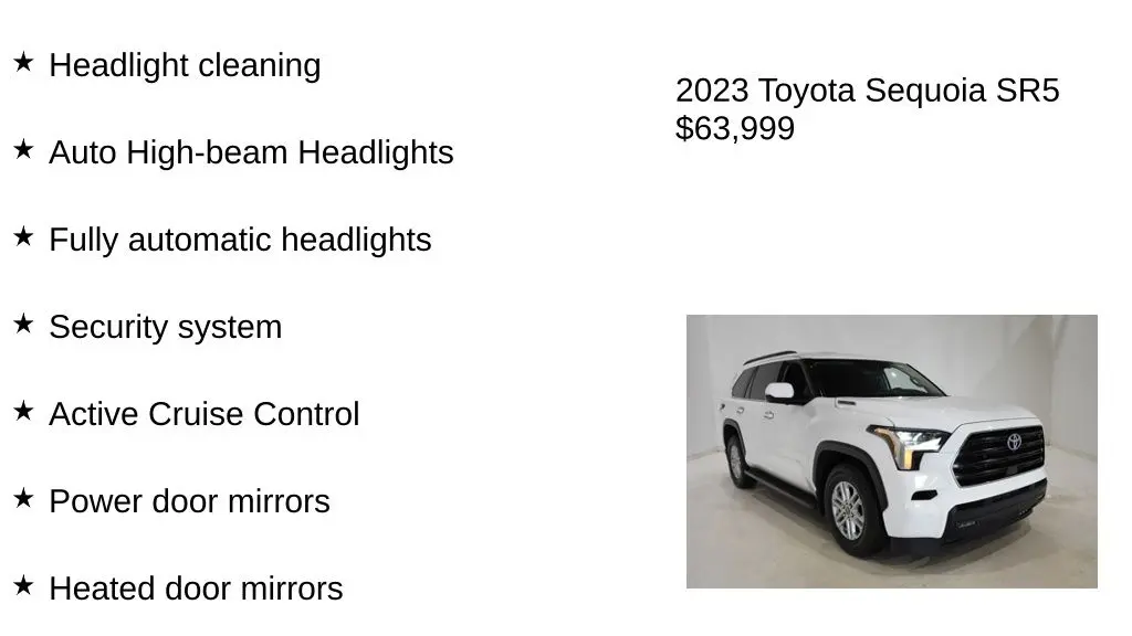 2023 Toyota Sequoia SR5