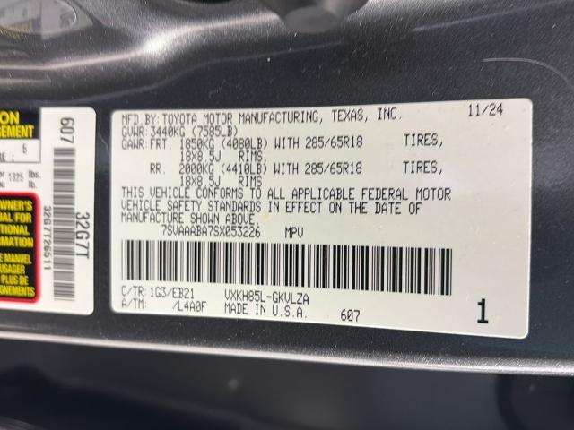 2025 Toyota Sequoia - $68,998