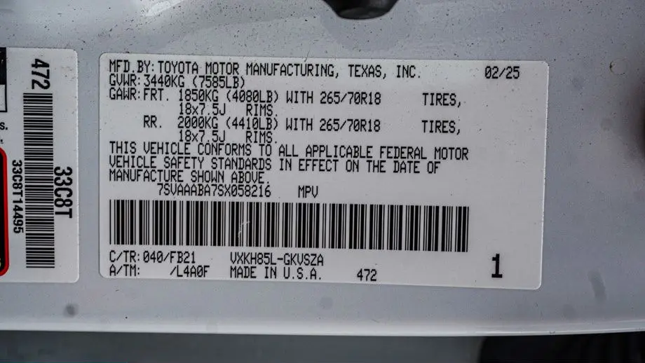 2025 Toyota Sequoia SR5
