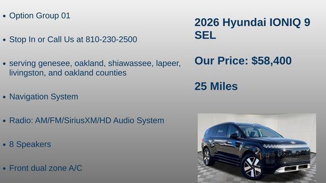 2026 Hyundai IONIQ 9 SEL