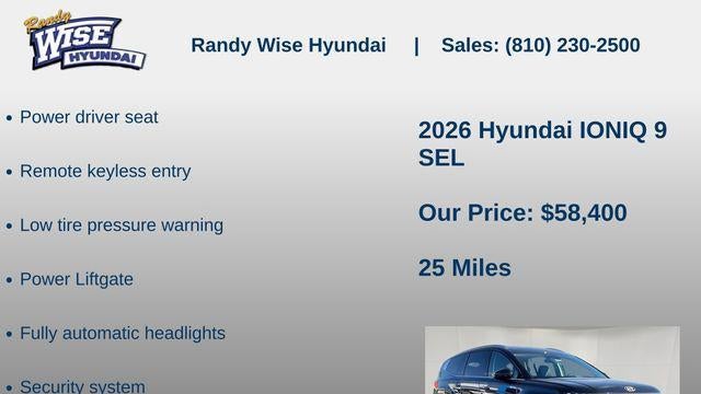 2026 Hyundai IONIQ 9 SEL