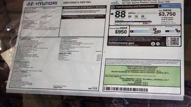 2026 Hyundai IONIQ 9 SEL